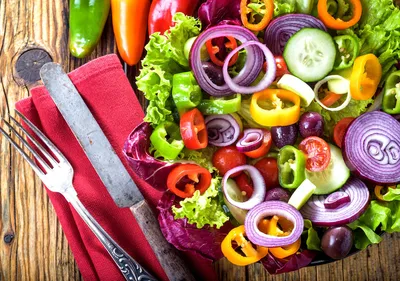 Colorful Vegetable Salad