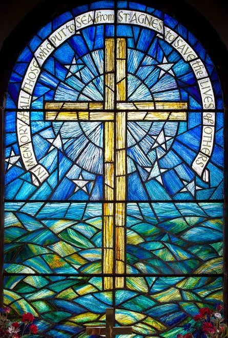 Stained glass window