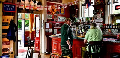 Panoramic bar view