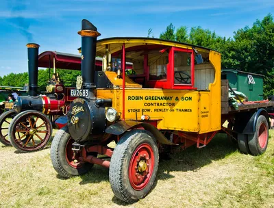 Vintage Steam Train on Display