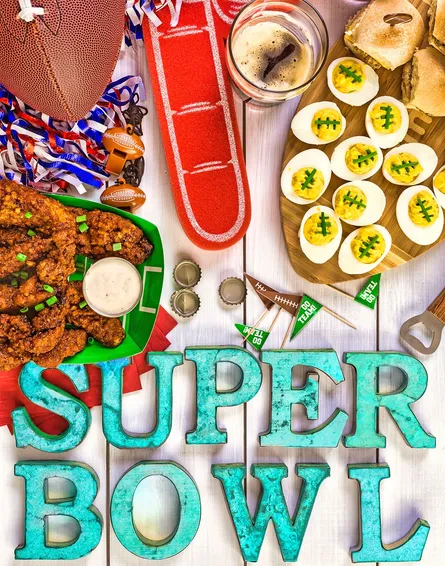 Super bowl feast