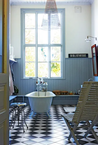 Cozy Bathroom Nook