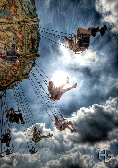 Amusement Park Ride Fun