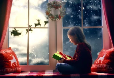 Silent Night, Little Girl's Christmas Dream