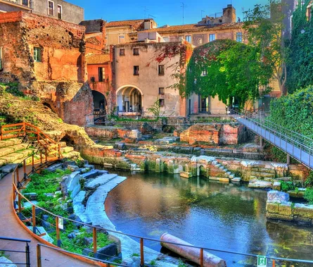 Abandoned town square