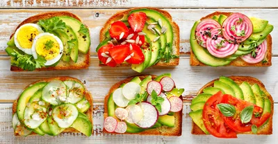 "Colorful Toast Varieties"