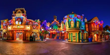 Colorful light up town