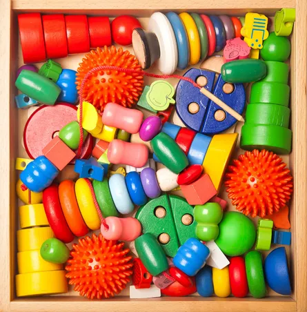 Toy Tools in Box