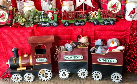 Train with toys