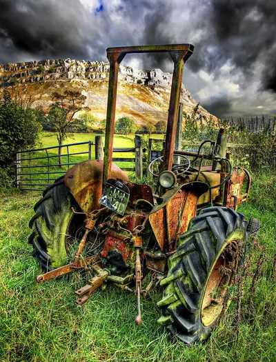 Rusty Farm Vehicle