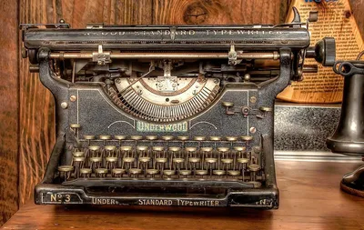 Old Typewriter Showpiece