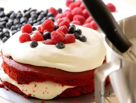 Fresh baked cake