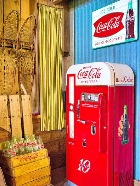 Vintage cola machine 67 60