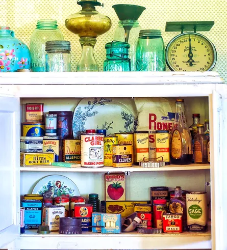 Vintage kitchen cabinet 78 69