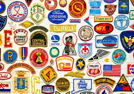 Vintage patch collection 78 70