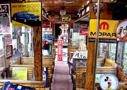 Trolley interior signage