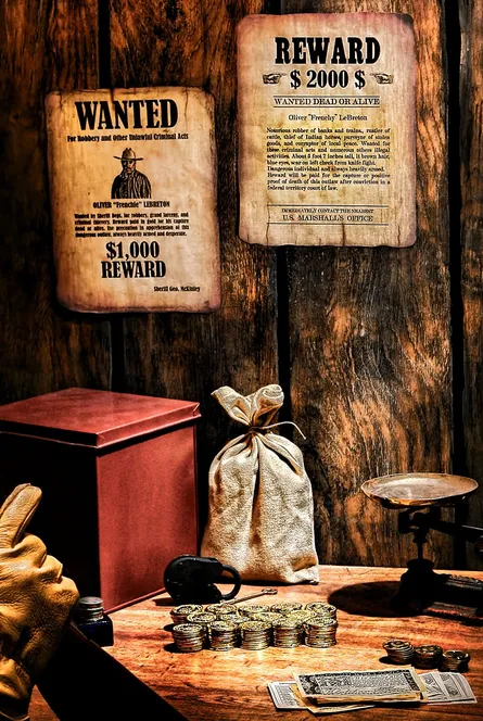 Old west wanted poster
