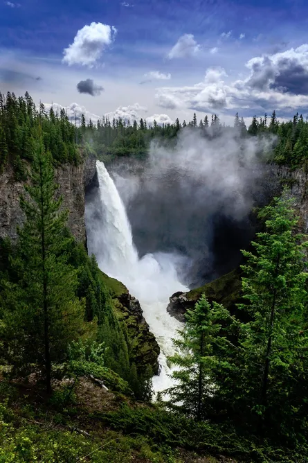 Waterfall in the woods
