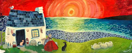 Woman by the sea 84 80