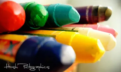 Colorful Crayon Tower