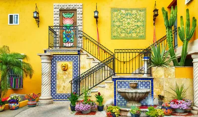 Colorful Mexican Architecture
