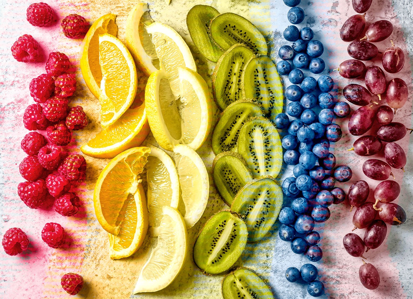 Fresh Fruit Rainbow