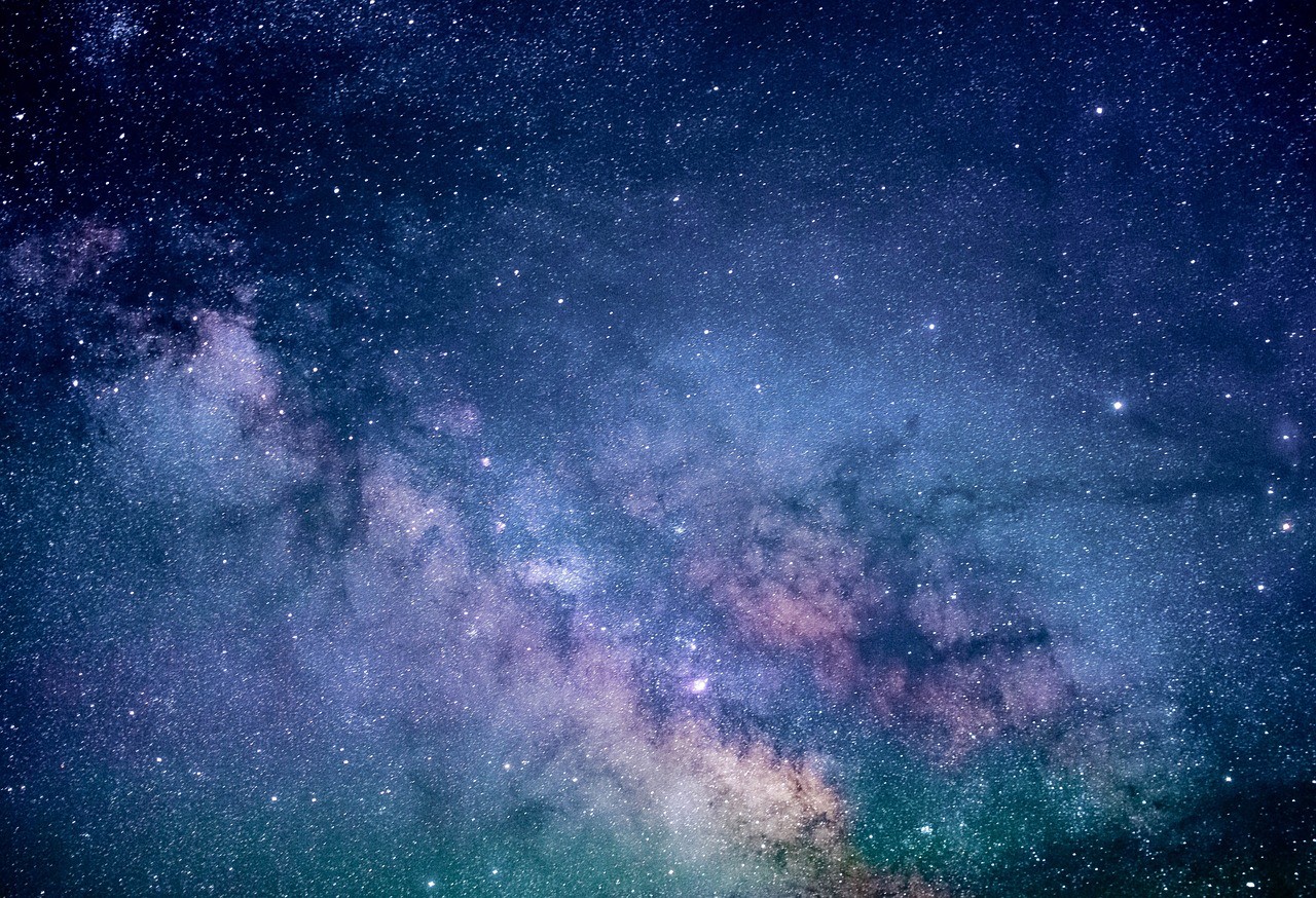 Starry night sky