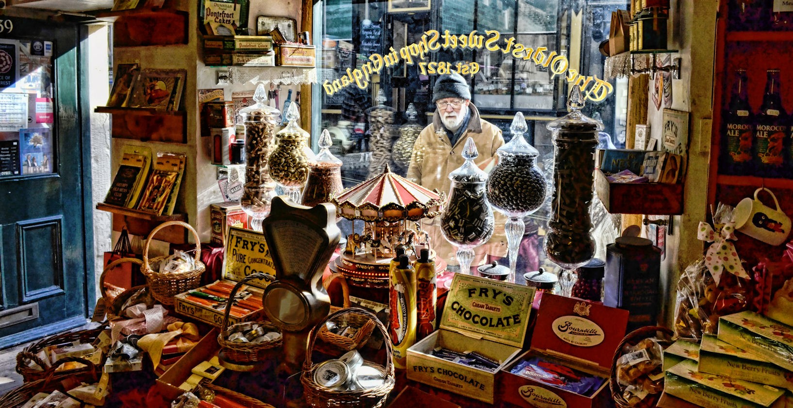"Café Window Display"