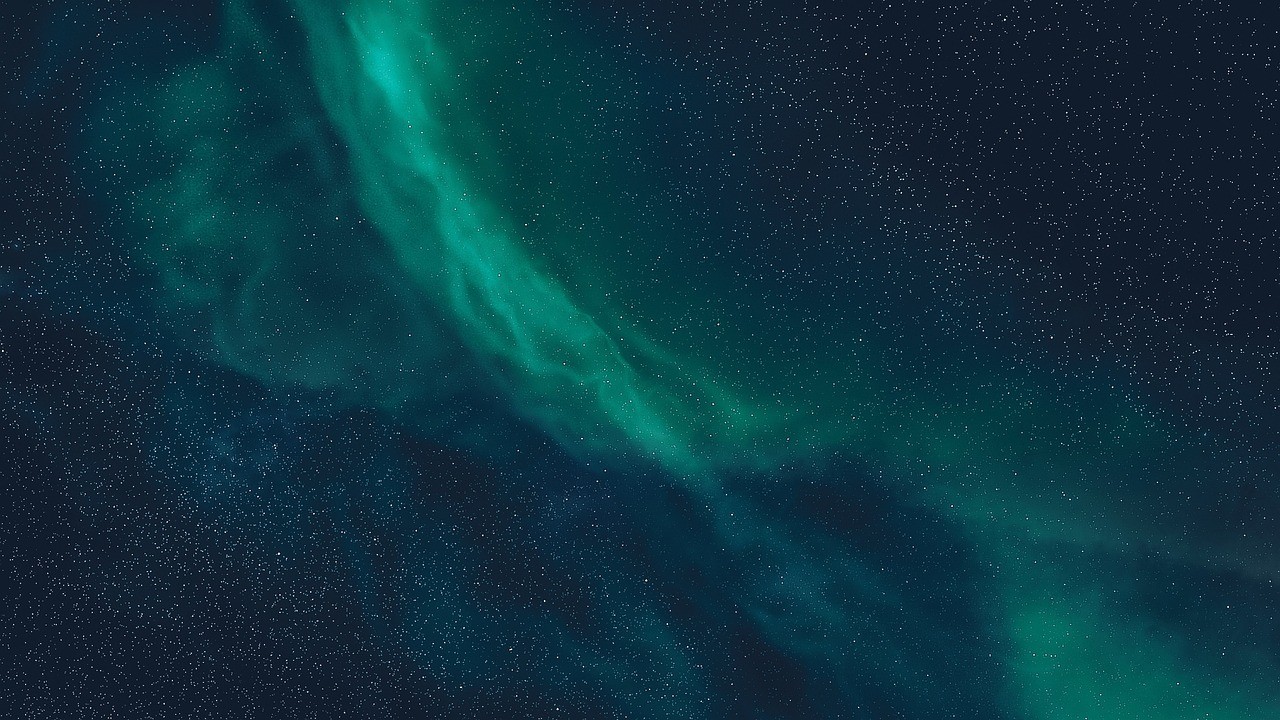 Starry night sky