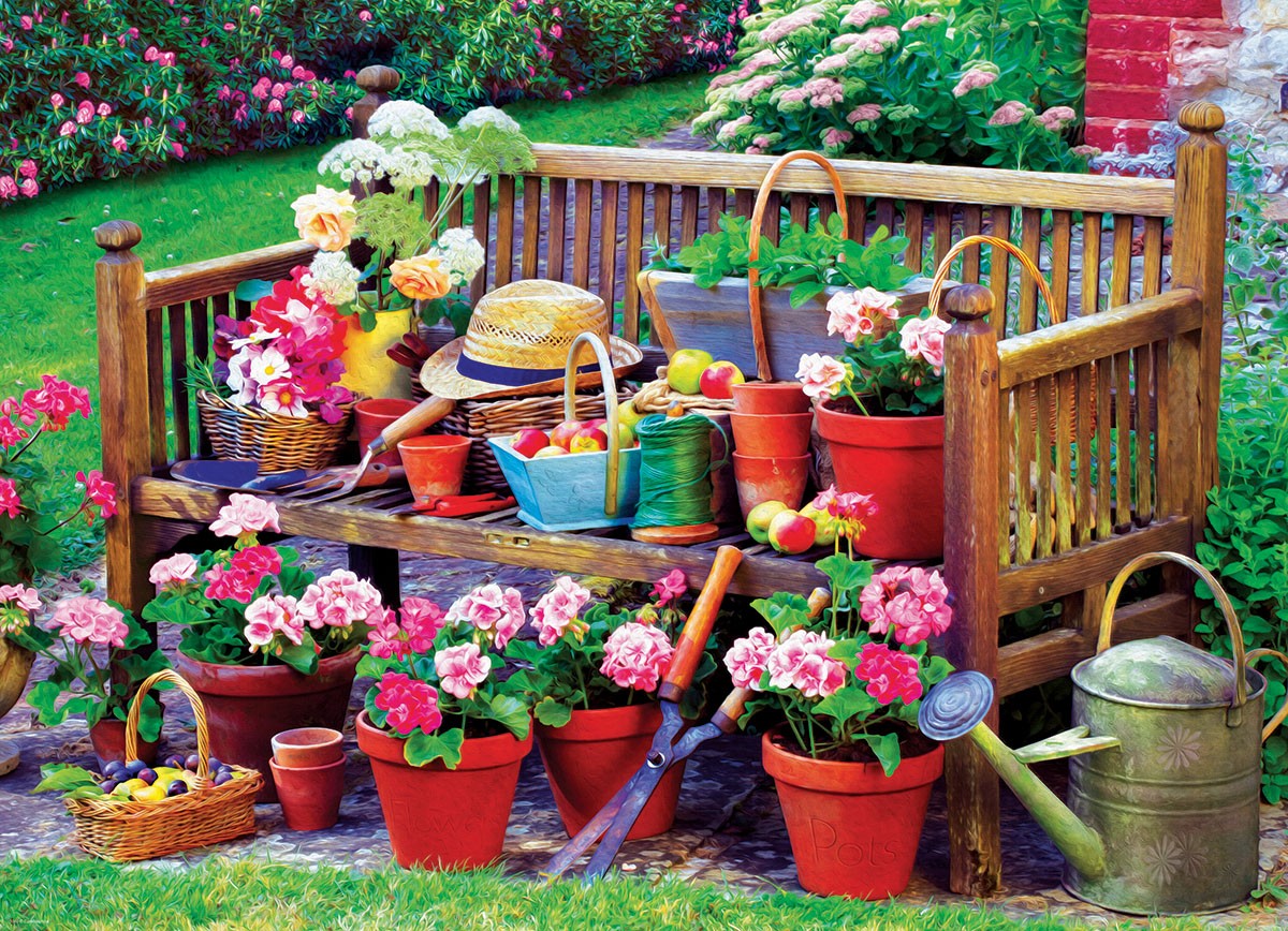 Colorful garden plants Jigsaw King